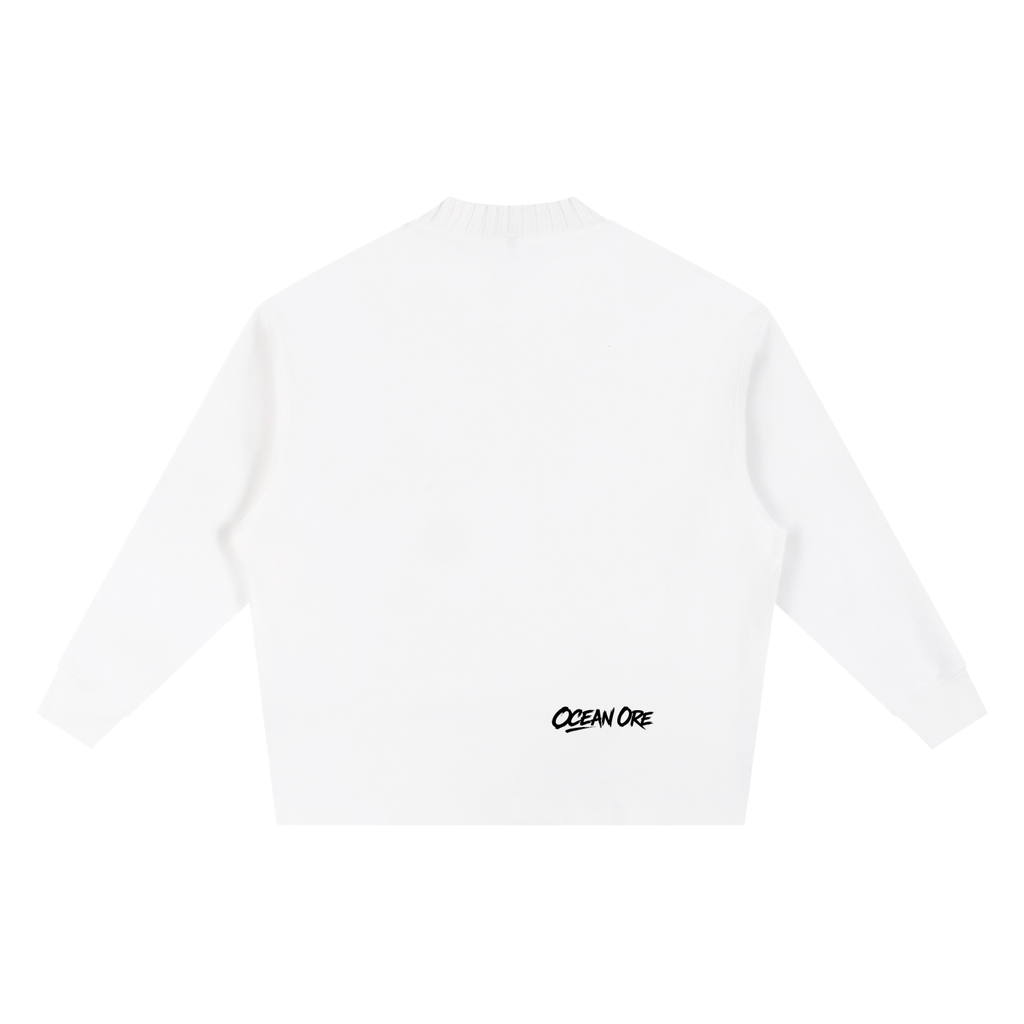The Quiet North Knitted Round Neck Oversize Sweatshirt