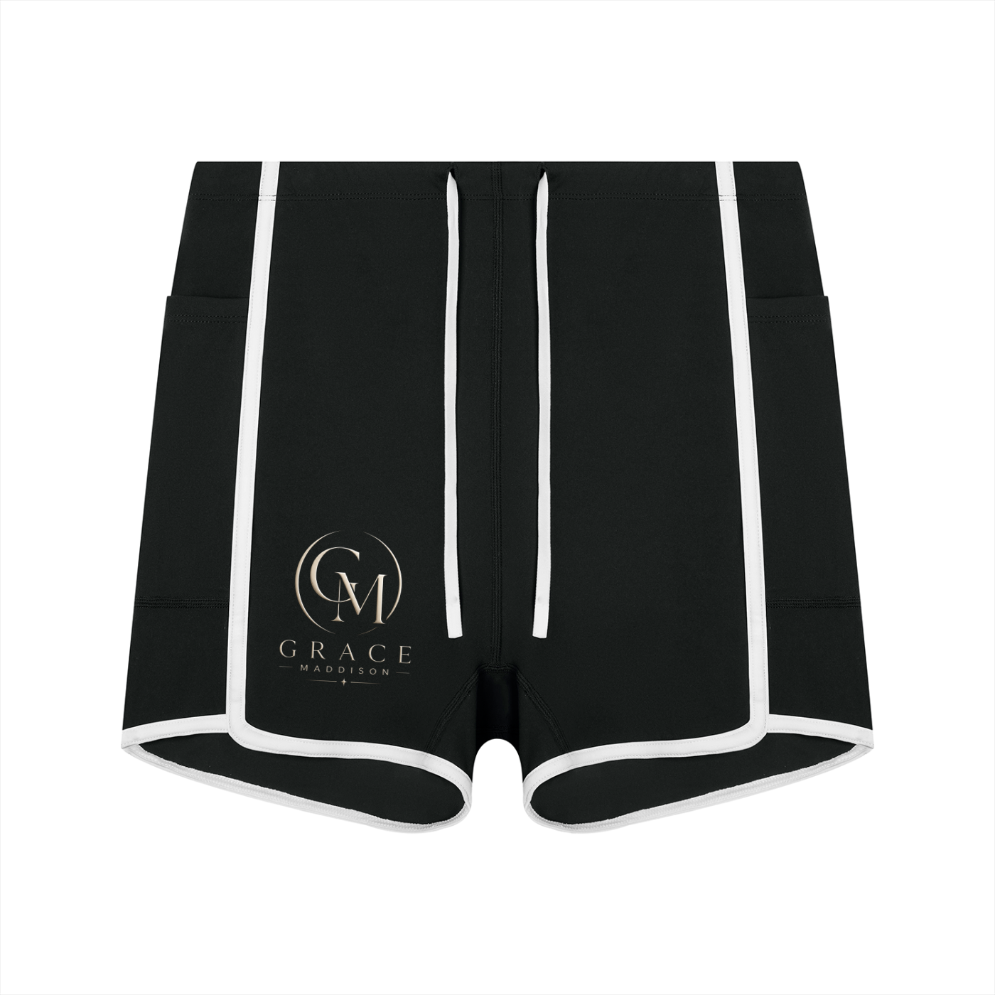 Women's High Rise Color Block Yoga Shorts