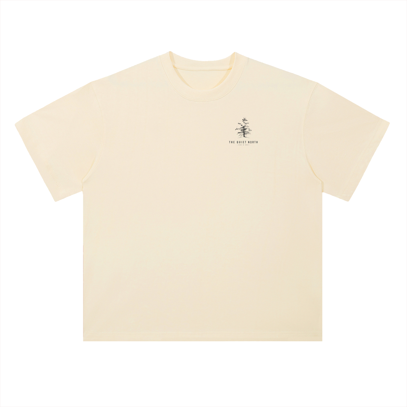 The Quiet North - Heavyweight Drop Shoulder Cotton T-Shirt