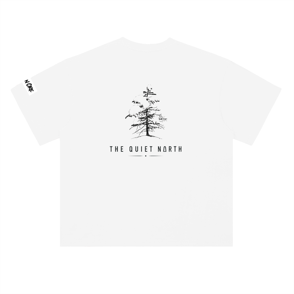 The quiet north Heavyweight Drop Shoulder Cotton T-Shirt