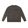 Vintage Washed Hand-Frayed Sweater