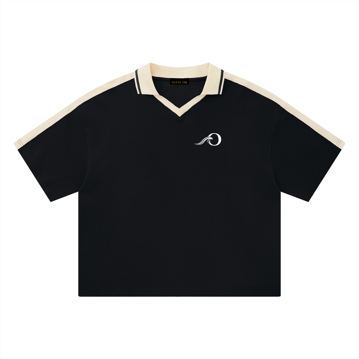 Unisex Color Block Polo Shirt