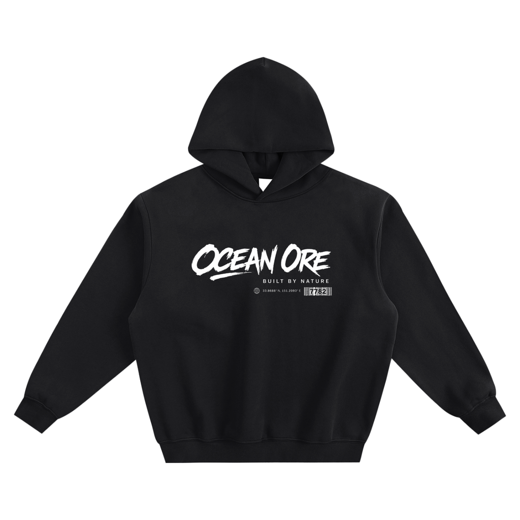 Oceanore Fleeced Boxy Hoodie