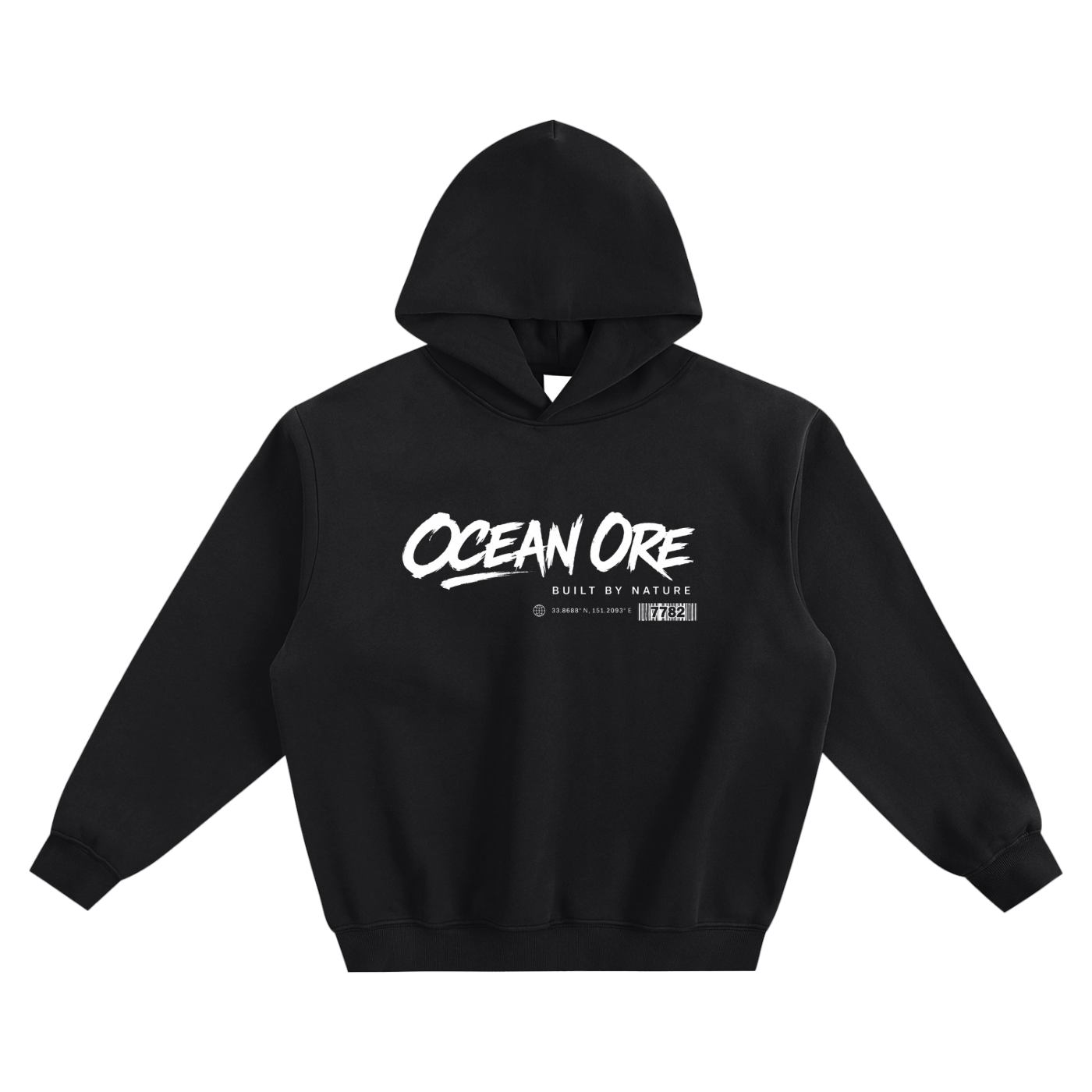 Oceanore Fleeced Boxy Hoodie