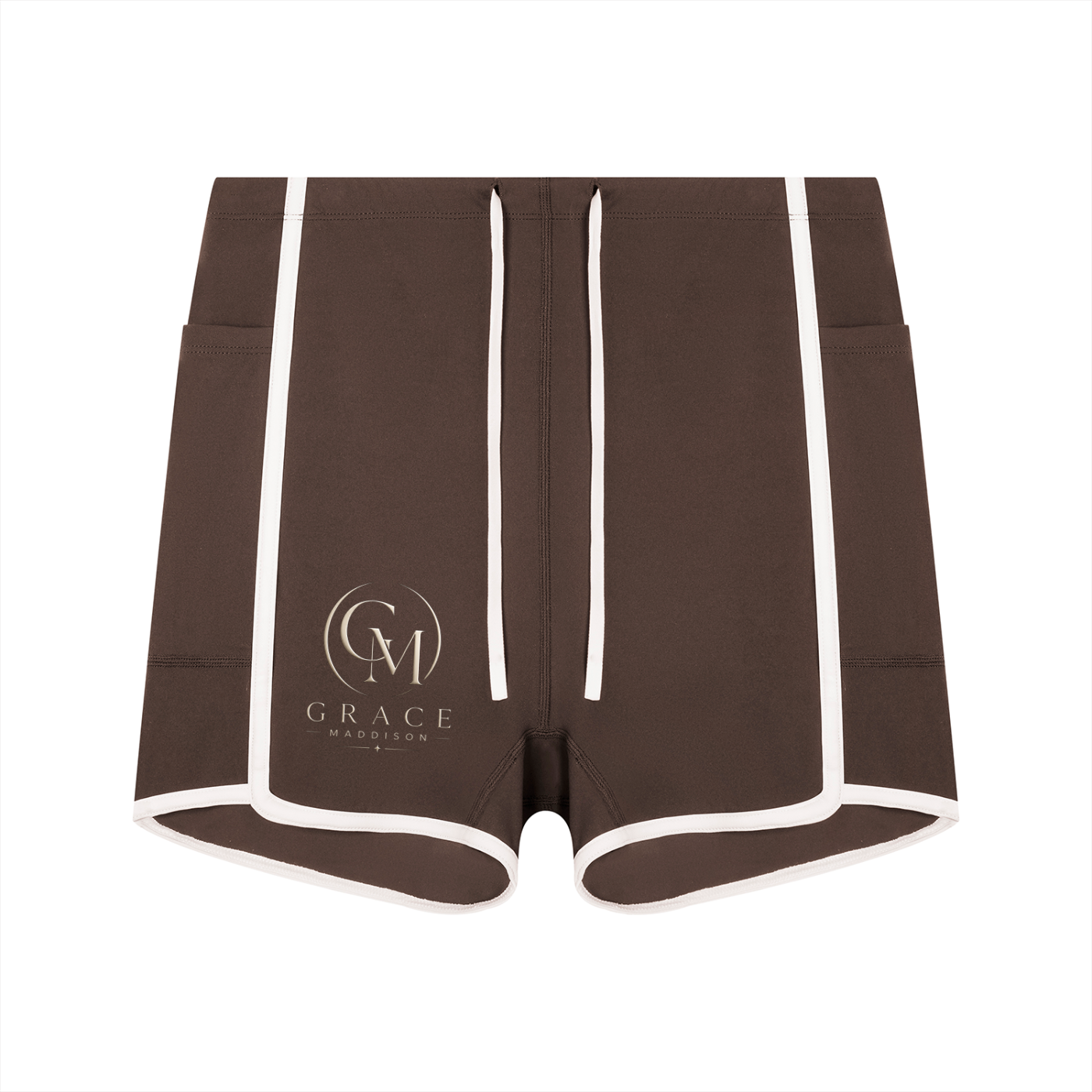 Women's High Rise Color Block Yoga Shorts
