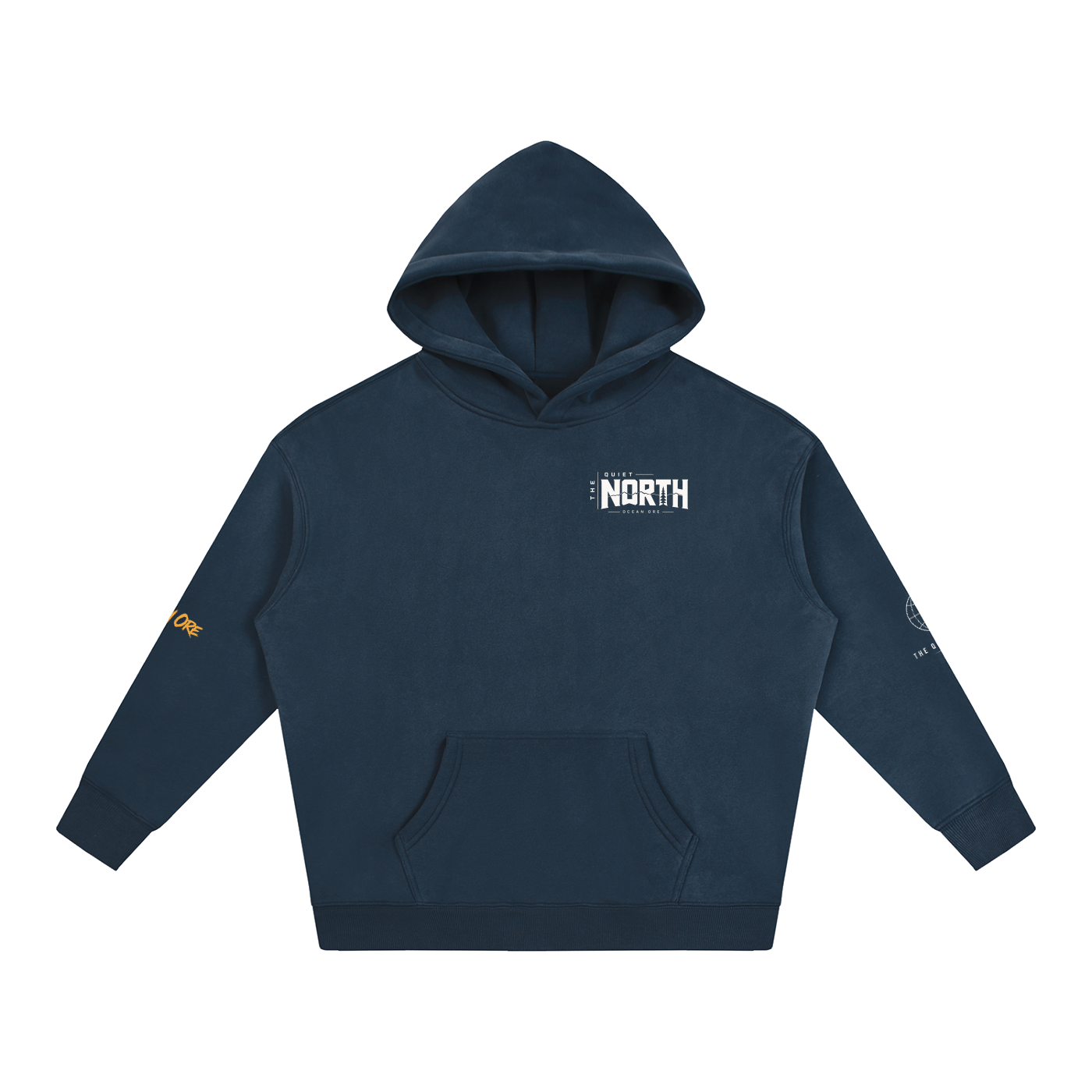The Quiet North Oversize Fleeced Hoodie